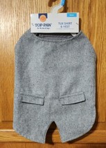 Top Paw Small Dog Wedding Attire Tux Coat Tails  - $167.01 MXN