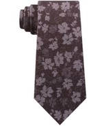 MSRP $70 Michael Kors Men&#39;s Artisanal Shadow Botanical Tie Brown One Size - $26.31 CAD