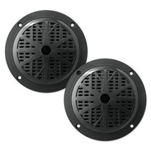 Pyle Marine 4” Dual Cone Speakers (Black) - £85.02 GBP