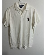 Polo By Ralph Lauren Men’s Bear Logo Short Sleeve White Polo Shirt Size ... - €29,40 EUR