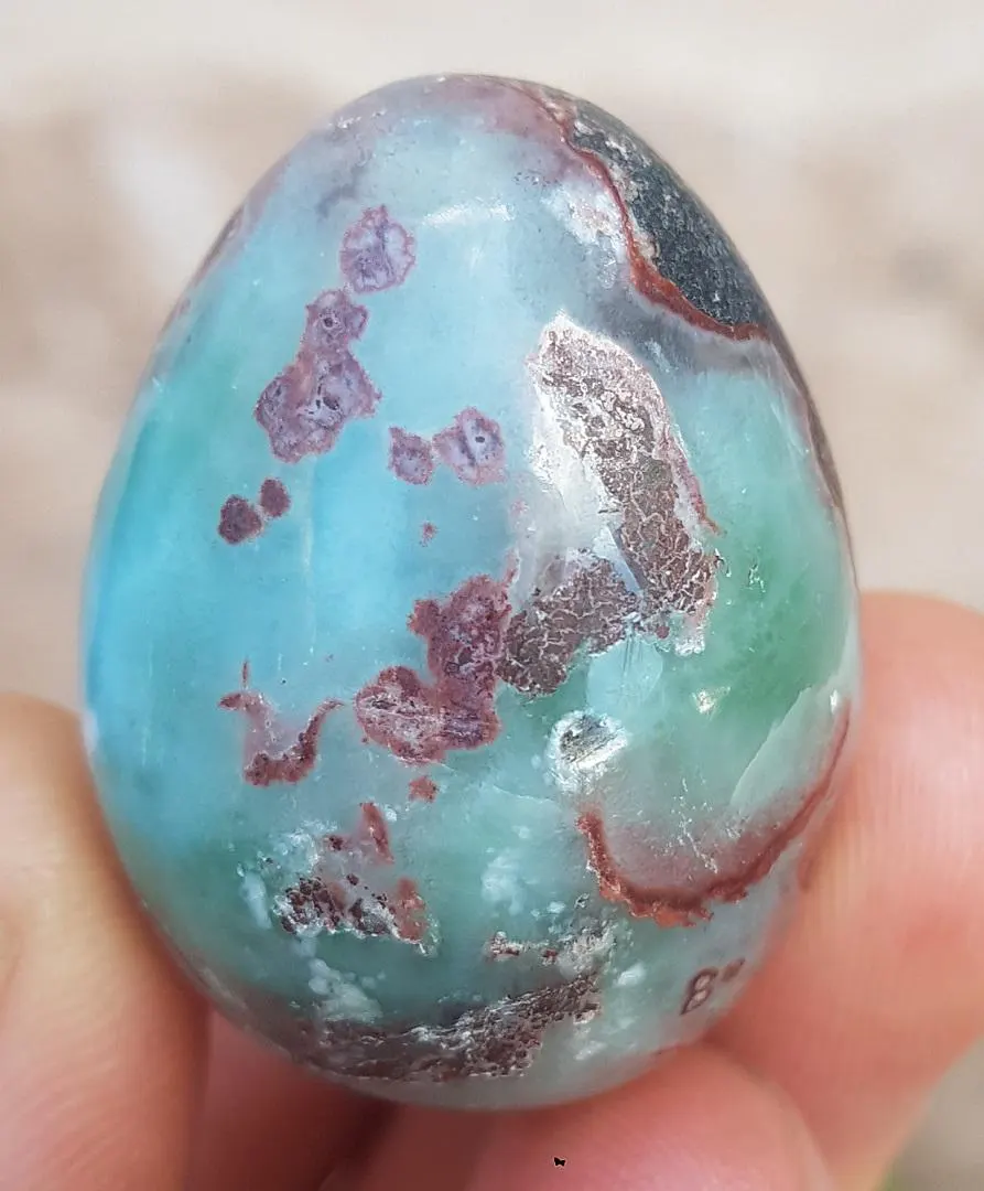 ORIGINAL LARIMAR handcarved Gemstone EGG-HUEVO for decoration 38 grams (... - €30,29 EUR ORIGINAL LARIMAR handcarved Gemstone EGG-HUEVO for decoration 38 grams (... - €30,29 EUR