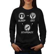 Wellcoda Astronomy Science Womens Sweatshirt, Stargazing Casual Pullover Jumper - £23.10 GBP+