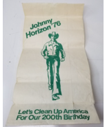 Johnny Horizon 76 Trash Bag 1976 Bicentennial Let&#39;s Clean Up America NPS - £8.83 GBP