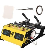 Mug Press – Double Station 11 oz Mug Round Heating Mat, 360 Degree Custo... - $134.24 CAD