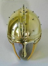 Medieval Brass Berkasovo Viking Helmet Replica Museum Historical helmet 16 gauge - £629.75 GBP