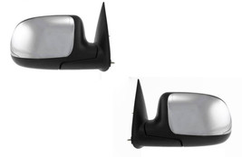 Mirrors For Chevy Tahoe Suburban Silverado 2000-2002 Puddle Lamp Pair Ch... - £102.48 GBP