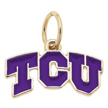 TCU Horned Frogs Enamel Logo Charm - $277.31 MXN