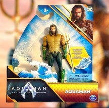 AQUAMAN 4&quot; Action Figure Spin Master DC Aquaman &amp; The Lost Kingdom - NEW - £7.72 GBP