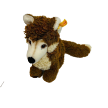 RARE Steiff Brown Mohair Fox Fuxy Fuchs Plush 19" Stuffed Animal Toy Collector - $156.06