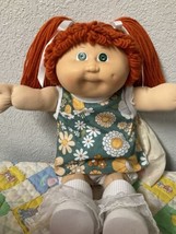 Vintage Cabbage Patch Kid Girl Red Hair Green Eyes HTF  P Factory HM#3 1985 - £196.75 GBP