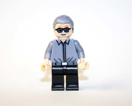 Gift Minifigure Stan Lee Grey Shirt Cameo Marvel Fast Ship - £4.91 GBP