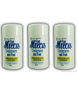 3 pieces Milcu Potash Alum Tawas Foot &amp; Underarm Deodorant Powder 40g each - $16.50