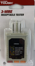 3 Wire Receptacle Tester Hyper Tough New With Tags - £5.91 GBP