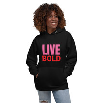 New Unisex S-3XL Hoodie Tailored Fit Pullover Long Sleeve Live Bold Draw... - $28.00+