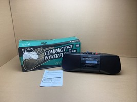 New Open Box - Vintage Sony CFS-B15 Radio/Cassette/Recorder Boombox - Fr... - $159.99