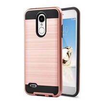 Premium Metal Brushed Case Cover Rose Gold For LG Aristo 2/3 - £5.40 GBP