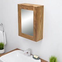 Solid Teak Mirrored Hanging Medicine Cabinet - $674.16 CAD