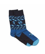 HAPPY SOCKS UNISEX Snowflakes print BLUE MULTI Combed Cotton FREE SHIPPING - $60.60 CAD