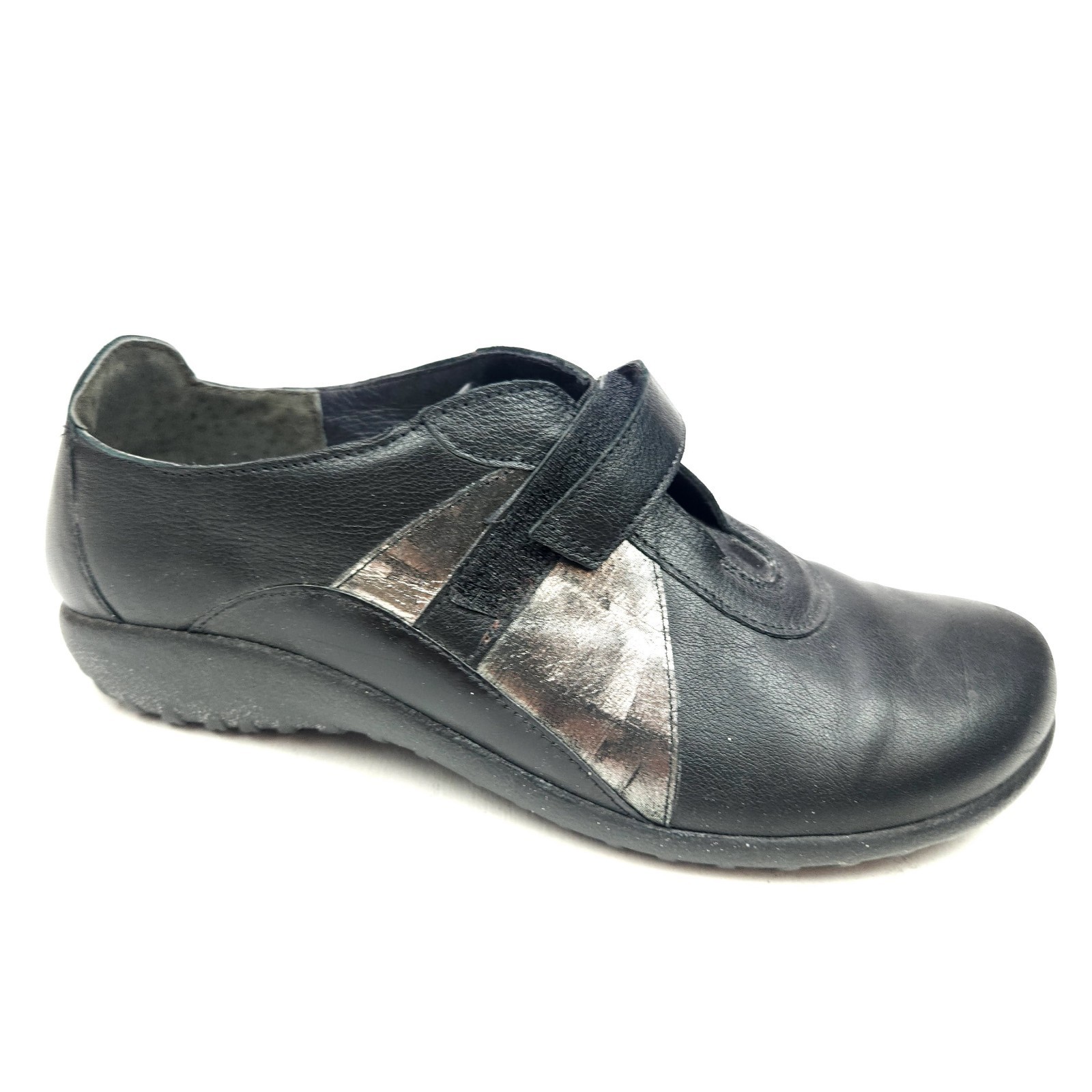 NAOT Amiria Black Leather Step In Slip Resistant Shoes Women&#39;s EU 39 US ... - $49.99