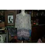 H &amp; M Sassy Lavender Semi Sheer Boho Blouse Size 4 - £10.95 GBP