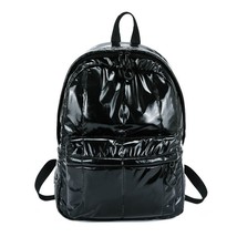 2022 Casual Fashion Men Women Nylon Glossy Backpack Waterproof Female Sports Bac - £22.31 GBP