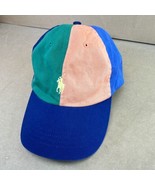 Polo Ralph Lauren Men Color Block Chino Ball Cap Green Peach Blue Adjust... - $40.83 CAD