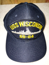 Of Slight Vintage An Excellent Condition USS Wisconsin BB-64 Baseball Ca... - $12.00