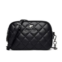 Women&#39;s Small Handbag Fashion Rhombus Plaid  Bag High Quality Pu Leather Messeng - £140.13 GBP