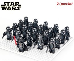 21pcs/set Death Troopers Commander Darth Vader Star Wars Rogue One Minifigures - £26.36 GBP