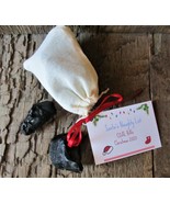 Handmade Santa&#39;s Naughty List Charcoal Soap Favor Bag of Charcoal Soaps - £2.60 GBP