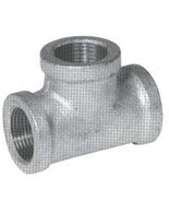 New Case (25) 1/4 Inch Galvanized Pipe Threaded Tee Fittings Plumbing 61... - £66.55 GBP