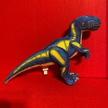 Nanco T Rex Dinosaur X Ray Stuffed Animal New Blue Raptor 13 1/2&quot; Long Plush Toy - £6.19 GBP