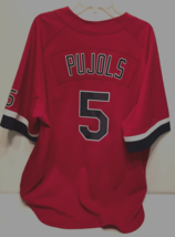 Albert Pujols #5 St. Louis Cardinals Mlb 2010 Nike Nl Red Baseball Jersey Xl New - £177.48 GBP