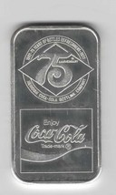 Meridian Coca-Cola Bottling Company 75 Years 999 Silver Coin Ingot - $79.20