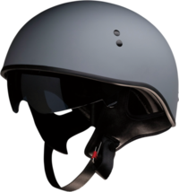 Z1R Mens Vagrant Primer Helmet Half Helmet Primer Gray Large - £63.90 GBP