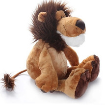 Jungle Animal Plush Toys Stuffed Lion Elephant Giraffe Monkey Plush Doll Toys Fo - £10.23 GBP