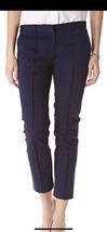Victoria Beckham Women&#39;s Pants Navy Blue Twill Chino Stretch Pants Size ... - £232.75 GBP