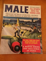 Male Magazine September 1962 Paris France Call Girls; German Jet VG+ - £27.88 GBP