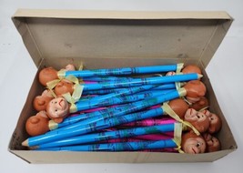 Vintage 1960&#39;s 2 Dozen Monkey Pencils Washington DC  Pink &amp; Blue New in Box - £23.31 GBP