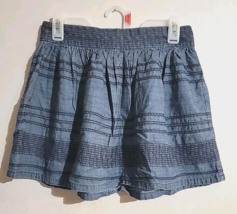 American Eagle Outfitters Fit &amp; Flare Mini Skirt Embroidered sz 4 Back Z... - £22.35 GBP