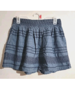 American Eagle Outfitters Fit &amp; Flare Mini Skirt Embroidered sz 4 Back Z... - £22.16 GBP