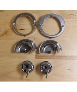 Lot of 6 Various Sewing Machine Parts Shuttle Hook, Race Cover, Bobbin Case - $238.73 MXN