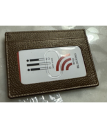 I.D. Card Holder • ID Card Case Bronze Color Leather NEW - €16,11 EUR