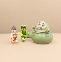 3pcs Star Wars Jabba the Hutt with Slave Girls Leia Oola Minifigures Set - £11.93 GBP
