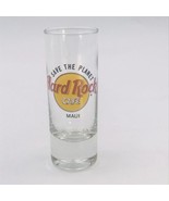 Hard Rock Cafe Maui Tall 4&quot; Collectible Shot Glass Save The Planet  - £5.34 GBP
