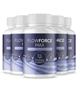 (5 Pack) Flow Force Max - Vegan, Male Vitality Supplement Pills - 300 Ca... - $118.16