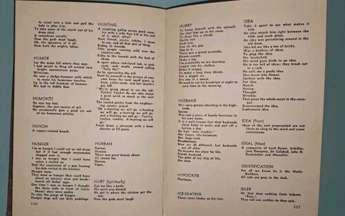 King's English on HorsebackA Humorous Phrase Dictionary 1938 Vintage J. I.Rodale Item image 10