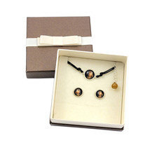 Bloodhound. Jewelry with box for people who love dogs. Earrings and bracelet. - £21.57 GBP