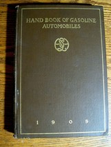 1909 Handbook of Gasoline Automobiles Hand Book Maxwell Cadillac Packard   - £94.17 GBP