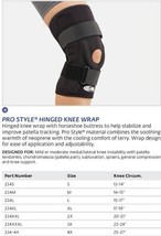 Bell-Horn Small Prostyle Hinged Knee Wrap Black- Medial/Lateral Knee Instablilit - £18.39 GBP